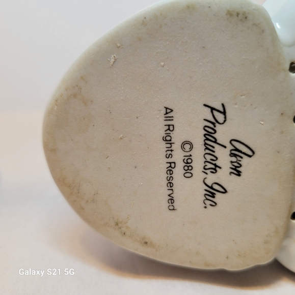 Avon Winking Lady Frog With Hat Figure 1980 Vintage Garden Party - Picture 3 of 7